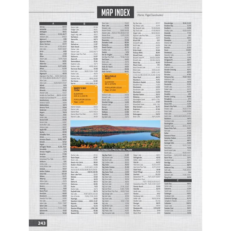 Backroad Mapbooks Cottage Country Ontario - 7th Edition