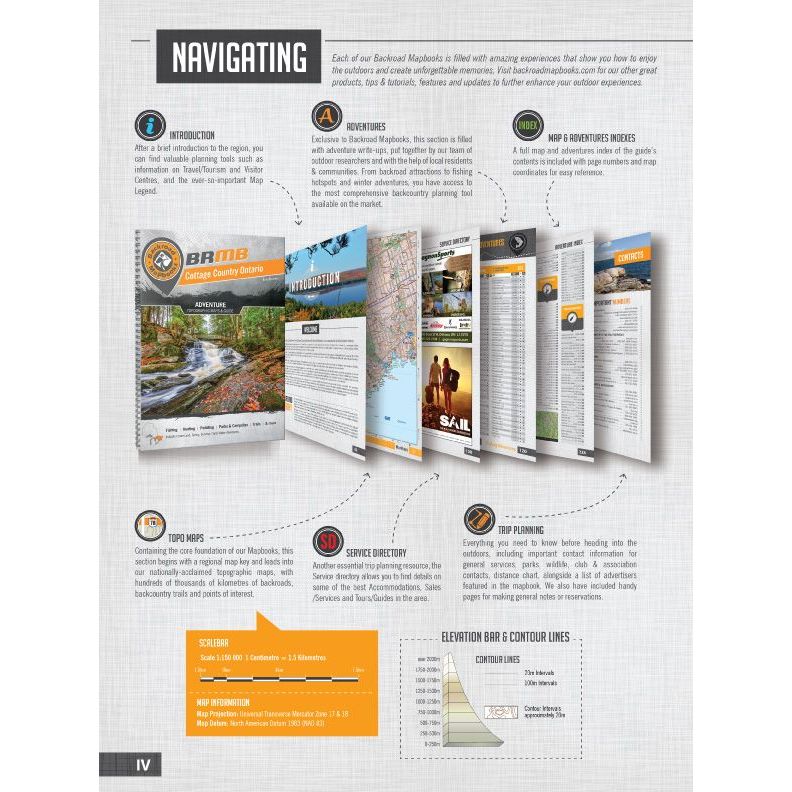 Backroad Mapbooks Cottage Country Ontario - 7th Edition