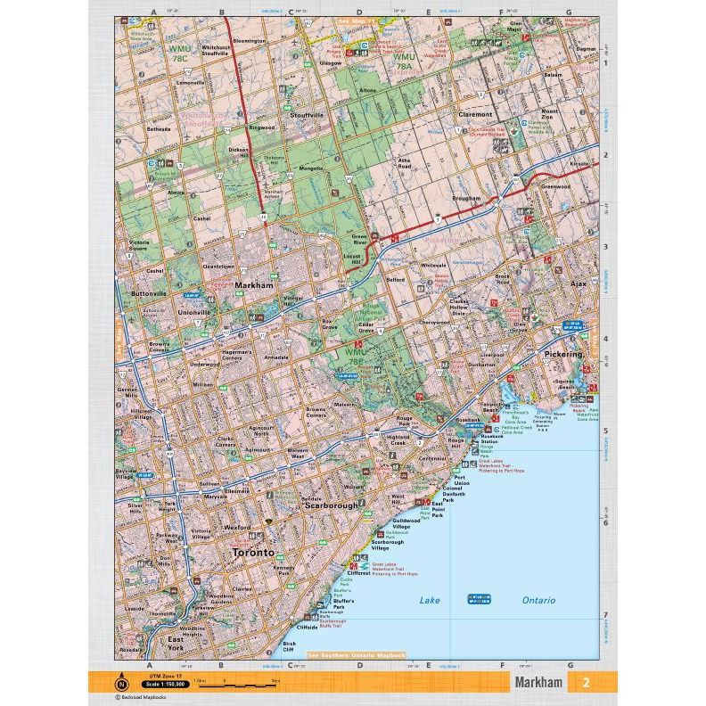 Backroad Mapbooks Cottage Country Ontario - 7th Edition