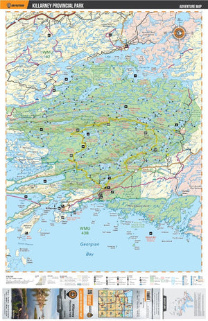 Backroad Mapbooks Killarney Map - Water-Resistant