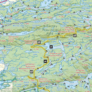Backroad Mapbooks Killarney Map - Water-Resistant