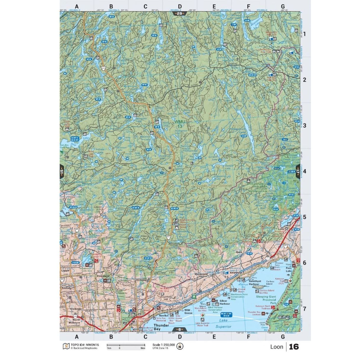 Backroad Mapbooks Northwestern Ontario - 5th Edition