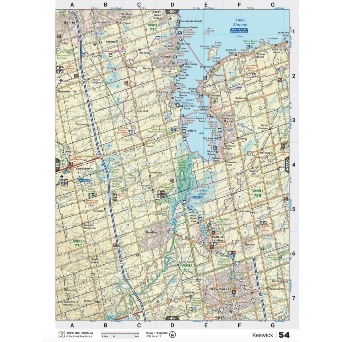 Backroad Mapbooks Southern Ontario