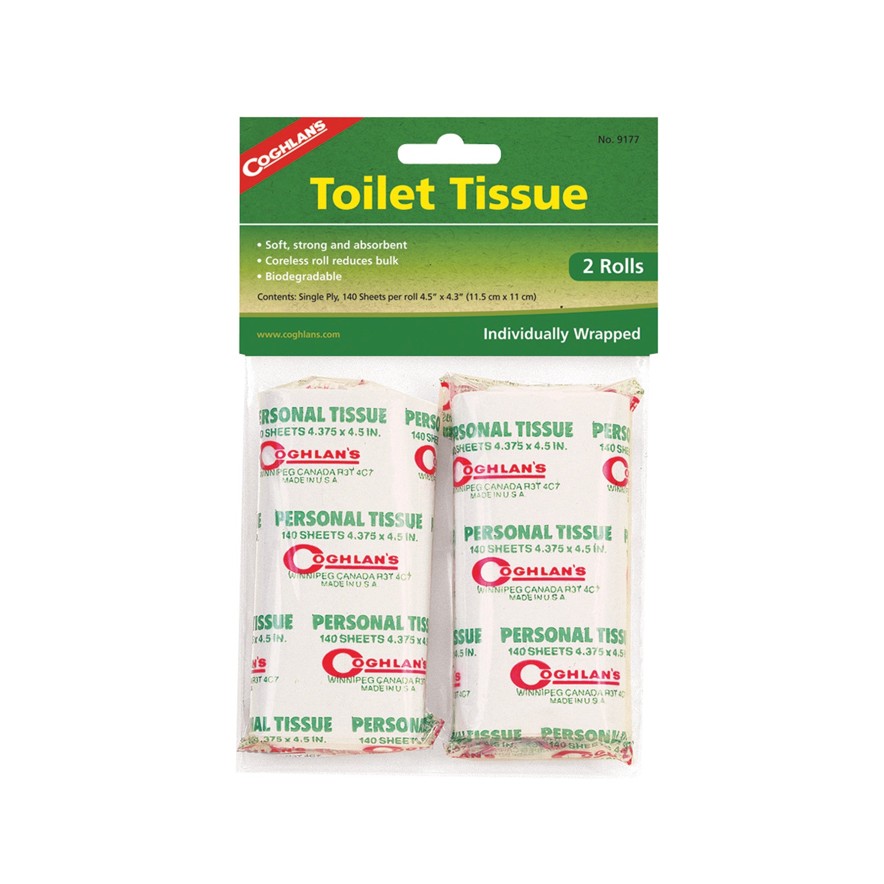 Coghlan's Toilet Tissue - 2 pack