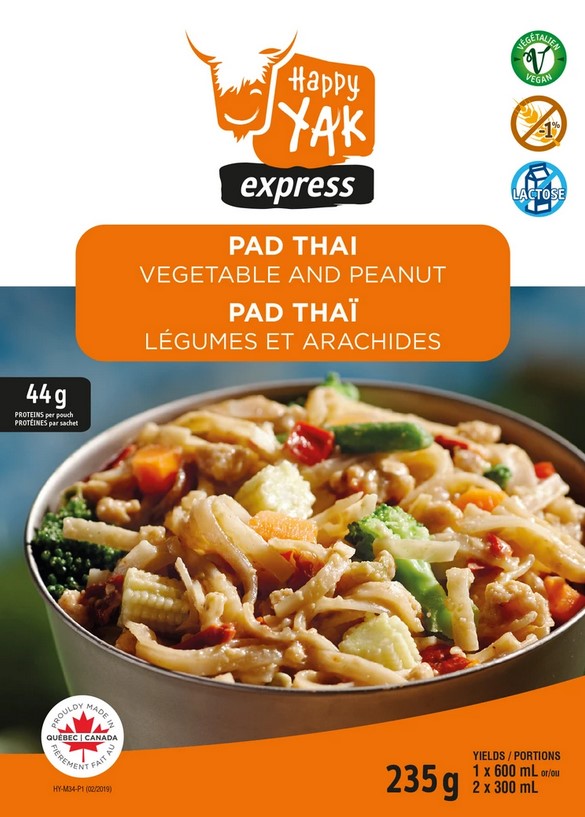 Happy Yak Vegetable & Peanut Pad Thai