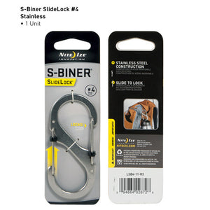 Nite Ize Slidelock S-Biner Steel #4