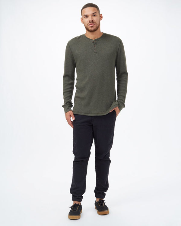 Tentree TreeWaffle Henley LS - Men's - Outdoors Oriented