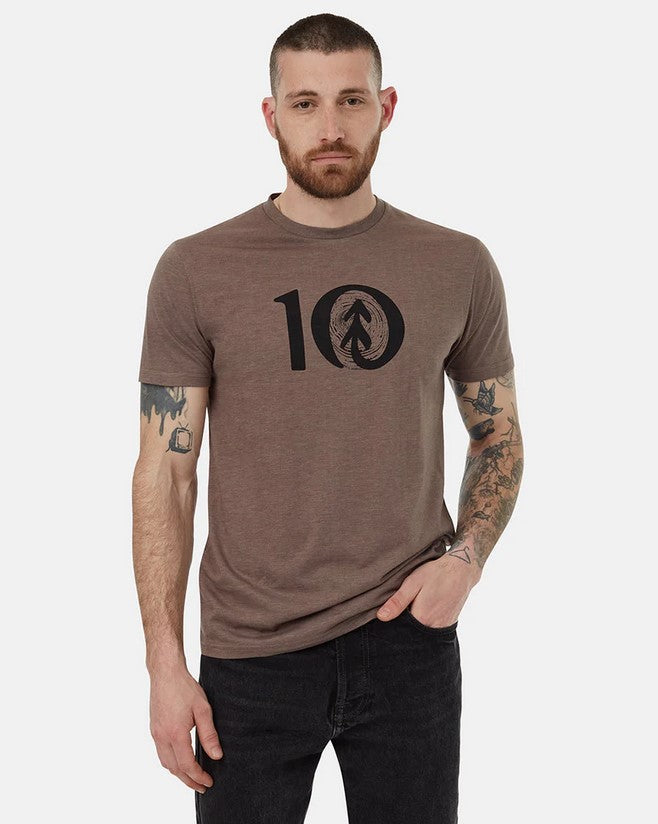Tentree Woodgrain Ten SS T-Shirt - Men's