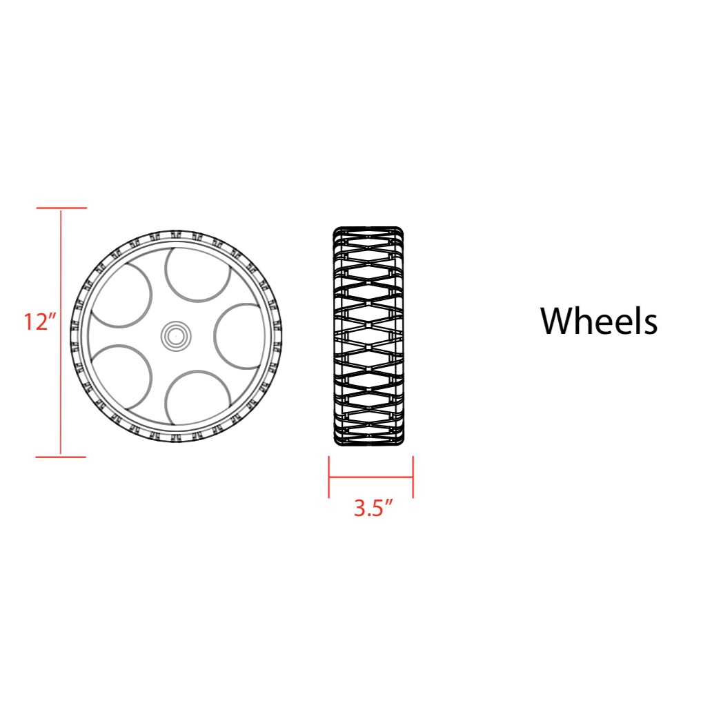 Wilderness Systems Heavy Duty Kayak Cart with No-Flat Wheels